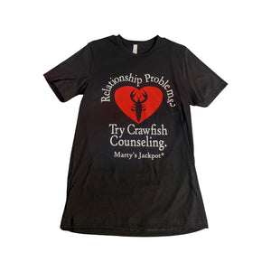 Marty's Jackpot All Purpose Spice Crawfish T shirt 