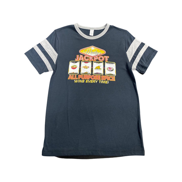 Marty's Jackpot Spice Logo T-Shirt ( 3 Colors Available)